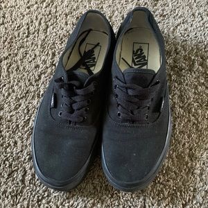 All black vans